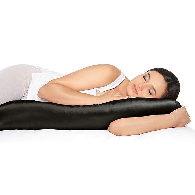Satin Body Pillow Case 20" x 54" Inches - Silky Long Cooling Body Pillow Covers for Adults and Pregnant Women, Satin Pillowcase for Body Pillow with Hidden Zipper