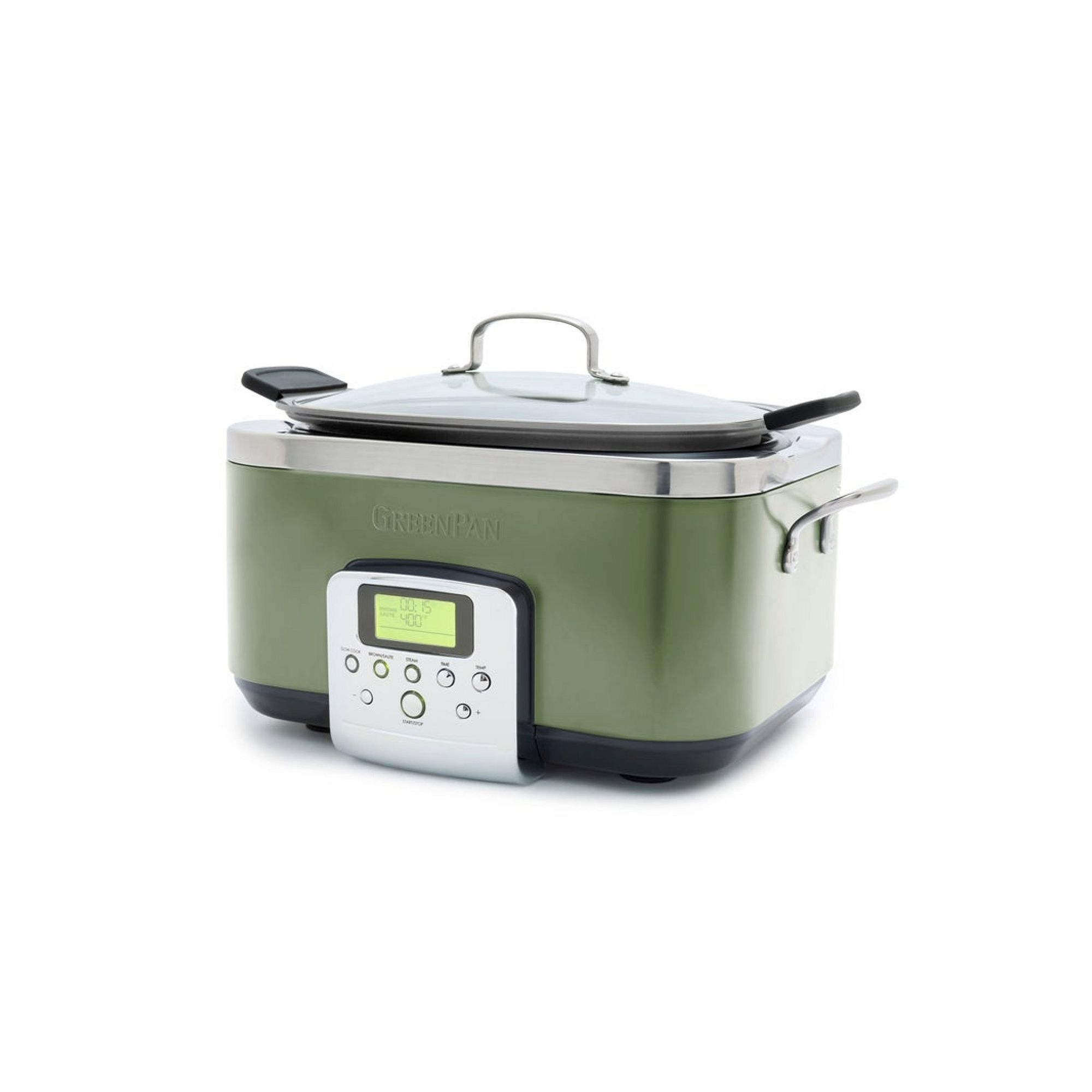 GreenPan Programmable 8-in-1 PFAS-Free Nonstick Ceramic 6-qt. Slow Cooker