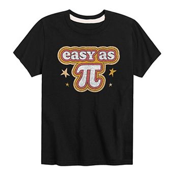 Boys 8-20 Easy As Pi Tee