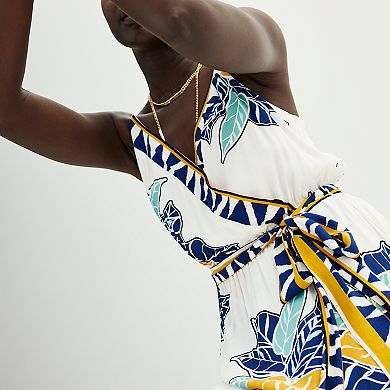 Women's Nine West Scarf Printed Wrap Dress