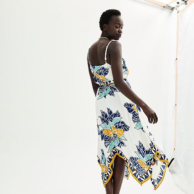 Women's Nine West Scarf Printed Wrap Dress