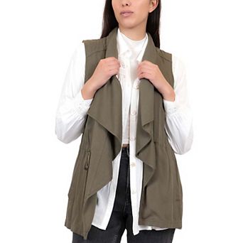 Junior's Coffee Shop Drape Front Vest