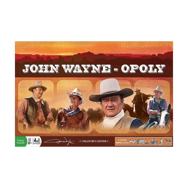 Masterpieces Puzzles John Wayne-Opoly Collectors Edition Set, Multicolor