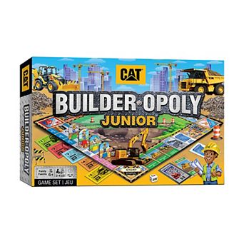 Masterpieces Puzzles Caterpillar - Builder Opoly Junior Game