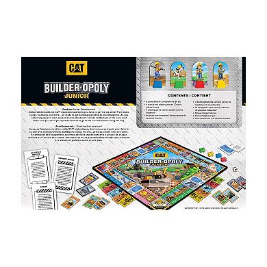 Masterpieces Puzzles Caterpillar - Builder Opoly Junior Game