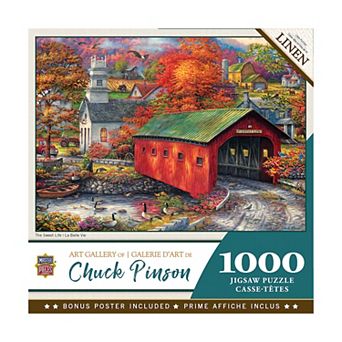 Masterpieces Puzzles Art Gallery of Chuck Pinson 1000 pc The Sweet Life Puzzle