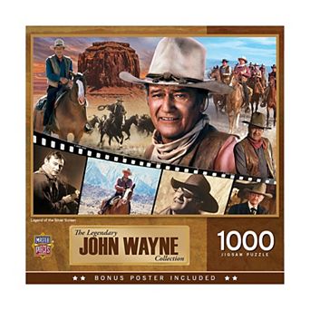 Masterpieces Puzzles John Wayne Legend of the Silver Screen 1000 pc Puzzle