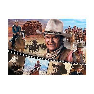 Masterpieces Puzzles John Wayne Legend of the Silver Screen 1000-Piece Puzzle