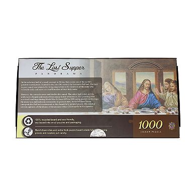 Masterpieces Puzzles The Last Supper 1000-Piece Panorama Puzzle