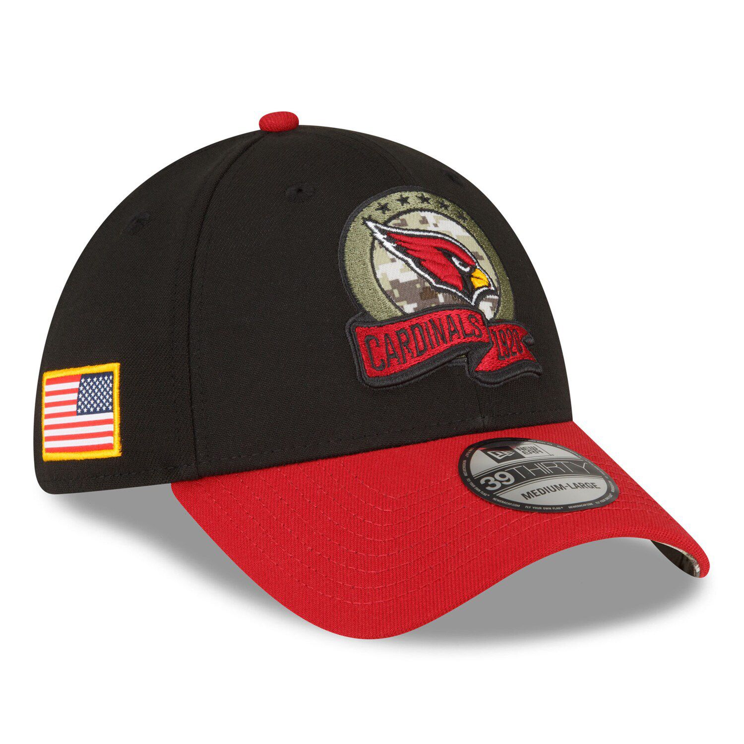 Men's New Era Camo/Olive Arizona Cardinals Trucker 9FIFTY Snapback Hat