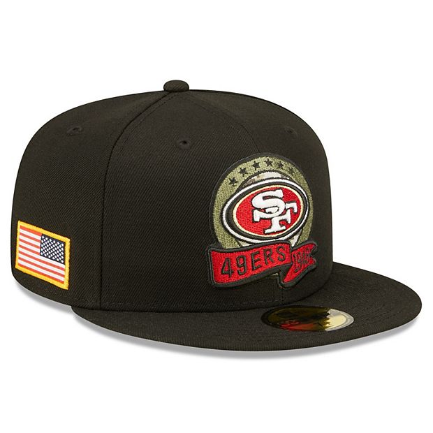 Men's New Era Black San Francisco 49ers Veteran 9FIFTY Adjustable Snapback  Hat