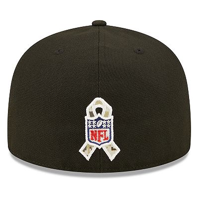Men s New Era Black Cleveland Browns 2022 Salute To Service 59FIFTY Fitted Hat