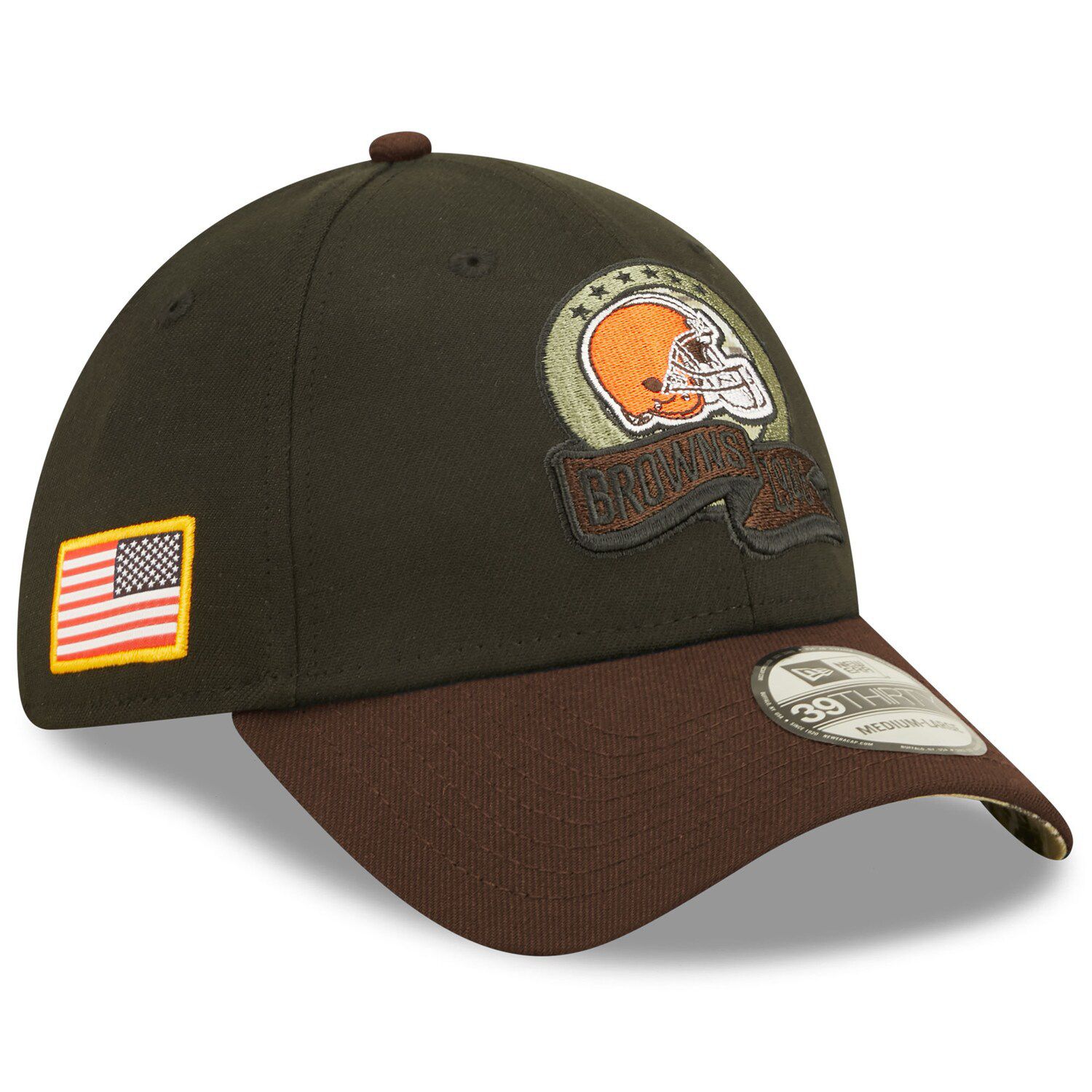 New Era Men's Cleveland Browns 2023 NFL Draft 39THIRTY Stretch Fit Hat - S/M Each