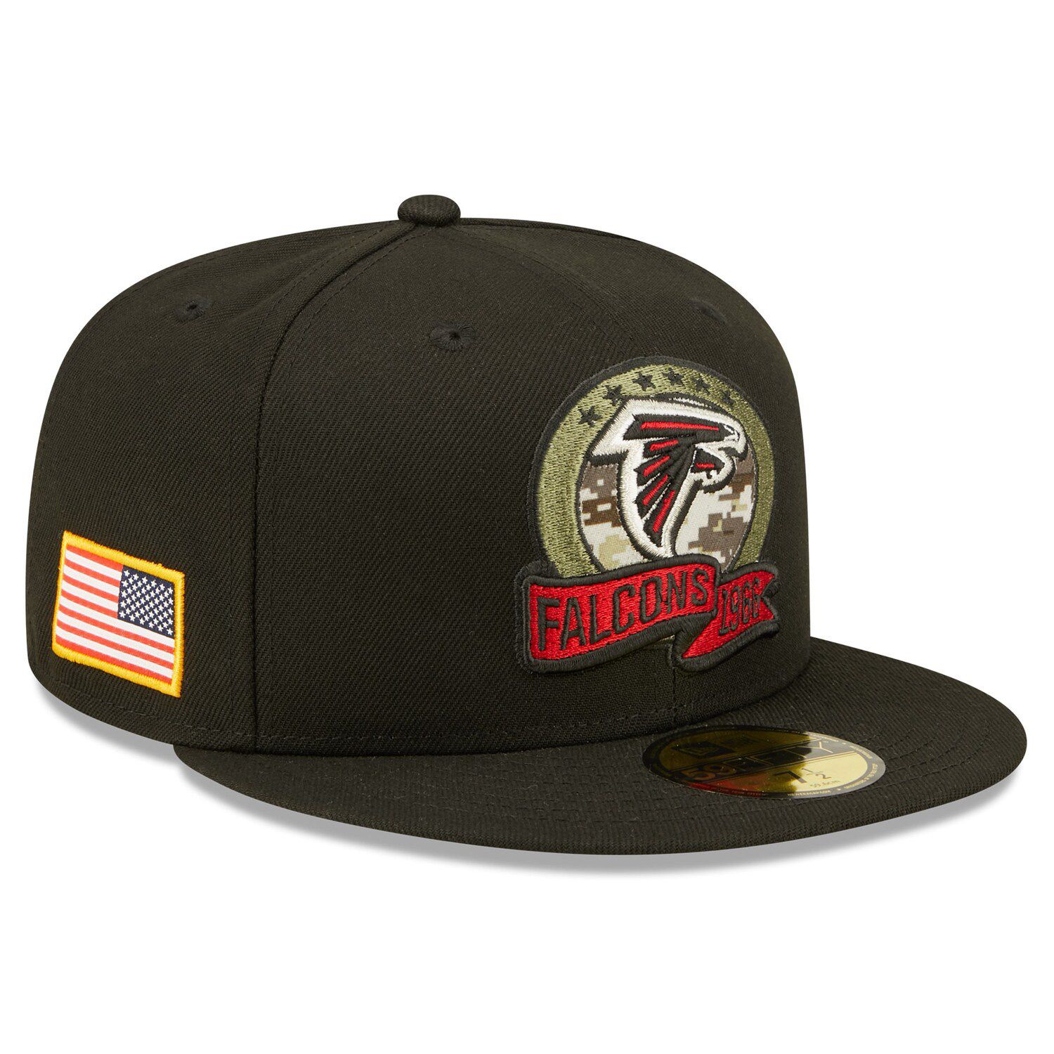 New Era Men's New Era Camo/Black Atlanta Falcons Logo Neo 39THIRTY