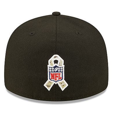Men's New Era Black Pittsburgh Steelers 2022 Salute To Service Low ...