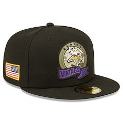 Minnesota Vikings NFL New Era 39THIRTY Hat New with Stickers Vikes NFC Football New in Packaging Medium-Large Fits Hats Sizes 7 1/4 - 7 3/8 - 7 1/2 