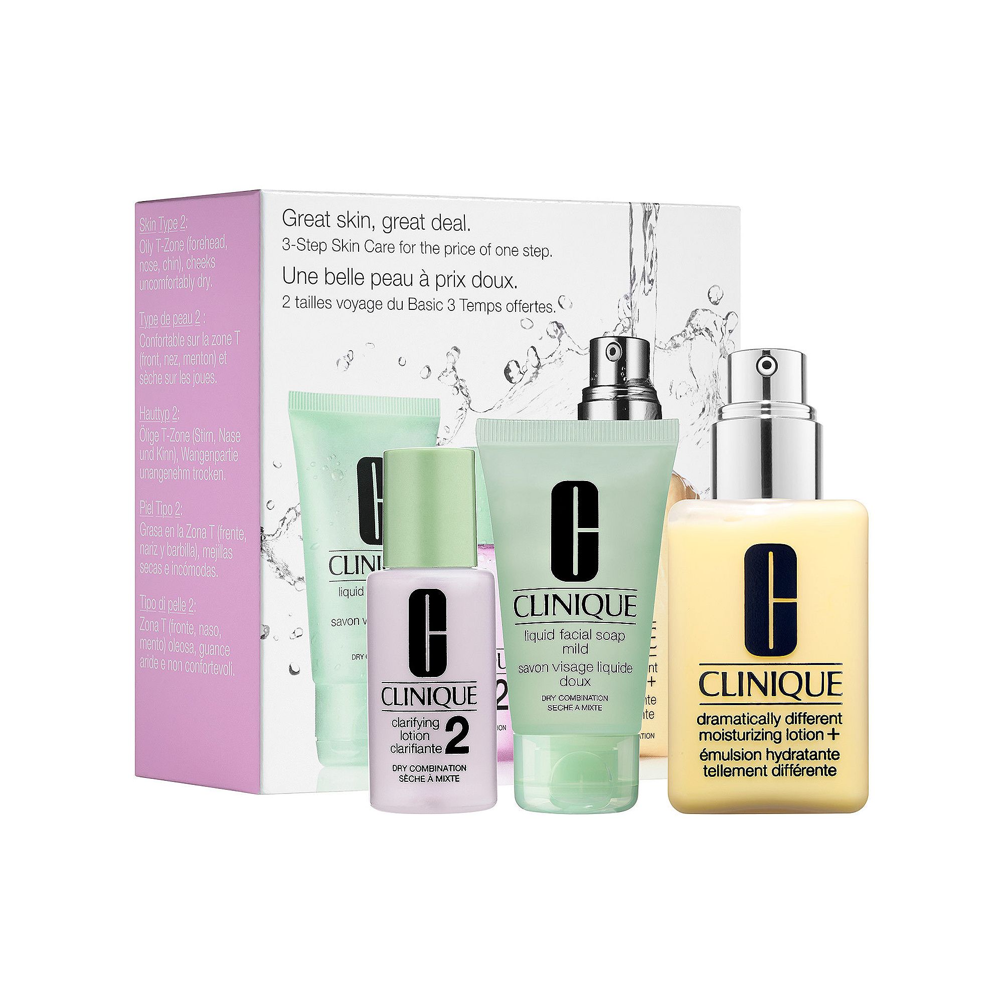 CLINIQUE Great Skin, Great Deal Set for Dry Combination Skin, None