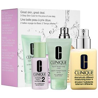 CLINIQUE Great Skin, Great Deal Skincare Set for Dry Combination Skin