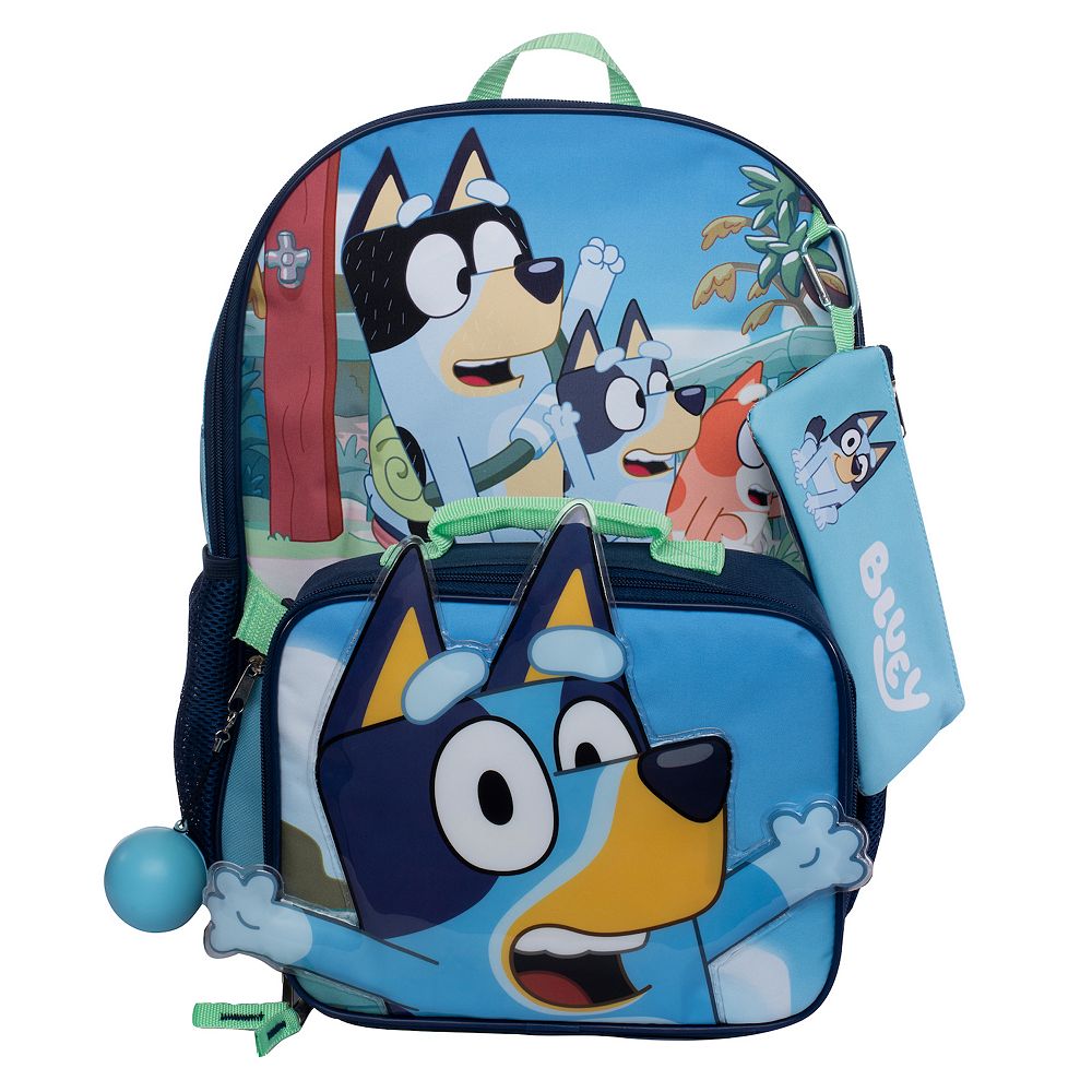 Bluey store Backpack set