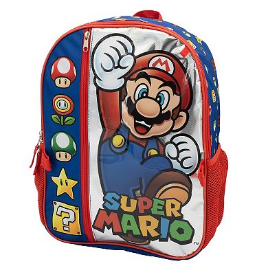 Super Mario Bros. 5 Piece Backpack & Lunch Box Set