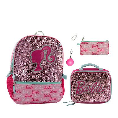 Barbie school bag set sale