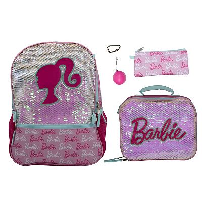 Barbie Piece Backpack Lunch Box Set