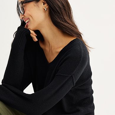 Women's Sonoma Goods For Life® V-Neck Pullover Sweater