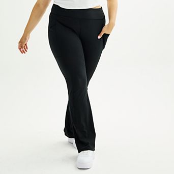 Juniors' Plus Size SO® Sporty Yoga Flare Leggings