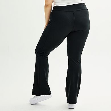 Juniors' Plus Size SO® Sporty Yoga Flare Leggings