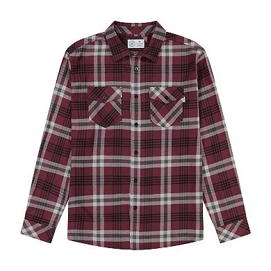 Hurley Men's Plaid Button-Up Flannel Shirt