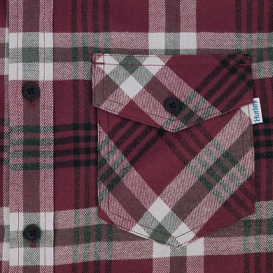 Hurley Men's Plaid Button-Up Flannel Shirt