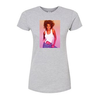 Juniors' Whitney Houston Fitted Tee