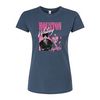 Juniors' Whitney Houston Love Fitted Tee