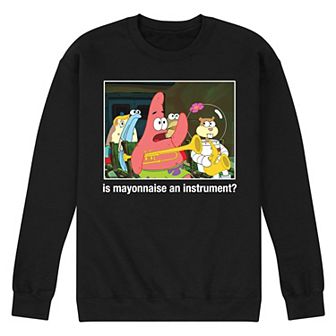 Men's SpongeBob SquarePants Mayo Instrument Sweatshirt