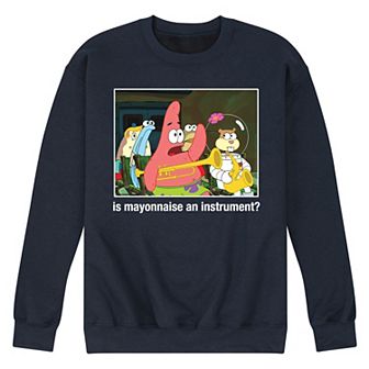 Men's SpongeBob SquarePants Mayo Instrument Sweatshirt