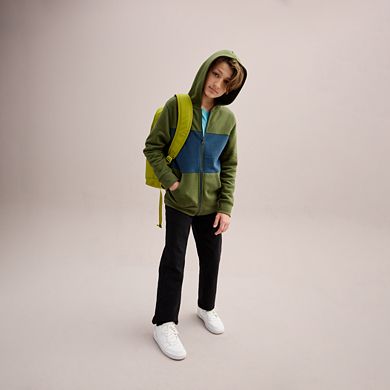 Boys 8-20 Sonoma Goods For Life® Super Soft Full-Zip Colorblock Hoodie in Regular & Husky