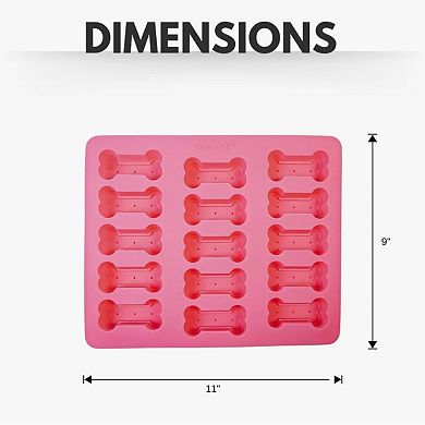 Dog Bone 3-in-1 Silicone Baking Treat Tray