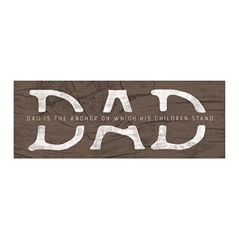 Personal-Prints Dad Anchor Wall Art