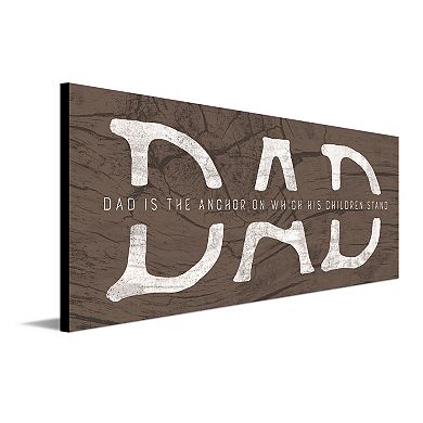 Personal-Prints Dad Anchor Wall Art