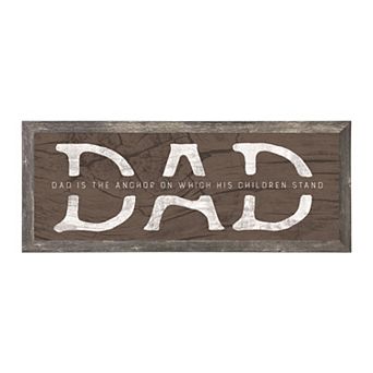 Personal-Prints Dad Anchor Framed Wall Art