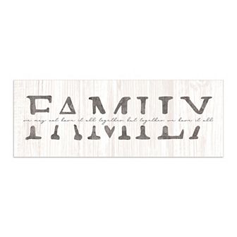Personal-Prints Family Whitewash Wall Art