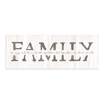 Personal-Prints Family Whitewash Wall Art