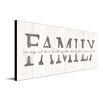 Personal-Prints Family Whitewash Wall Art