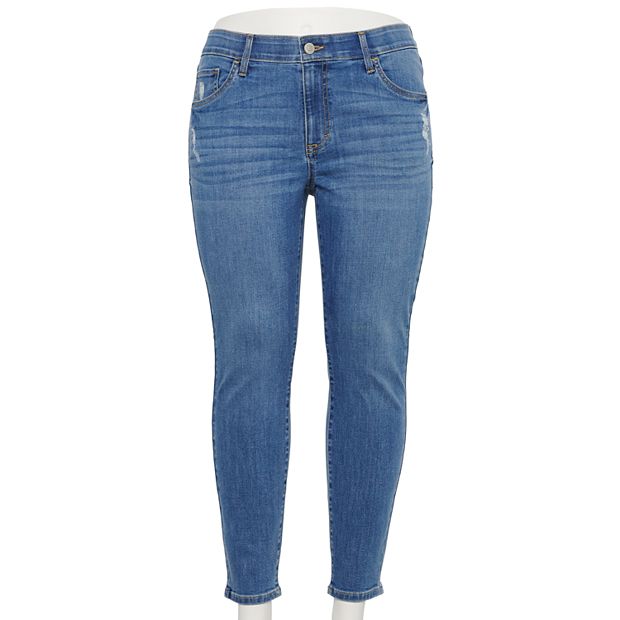 Kohls plus best sale size skinny jeans