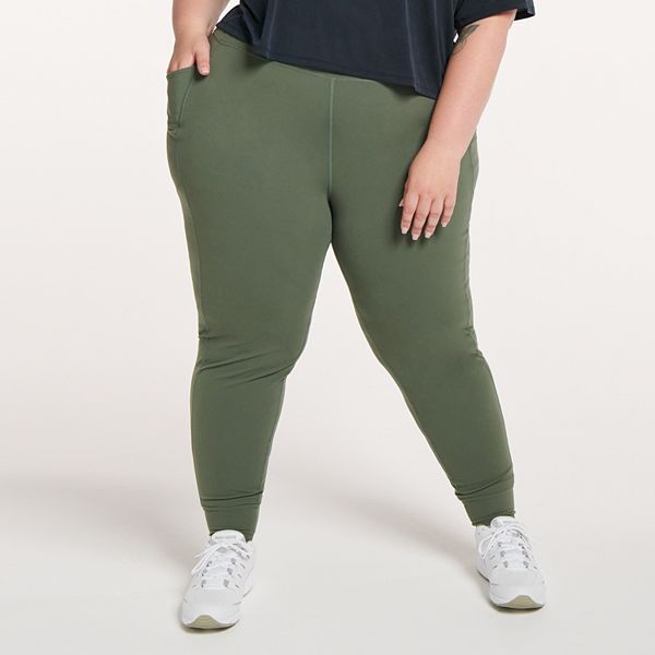Plus Size FLX Affirmation HighWaisted Jogger Pants with Side Pockets