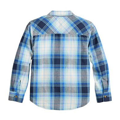 Boys 4-12 Jumping Beans® Long Sleeve Woven Shirt