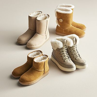 Bottes Koolaburra ROCK ROLL Noires En Peau De Mouton - Pointure UK4/EU37 - Neuves Sans Boîte