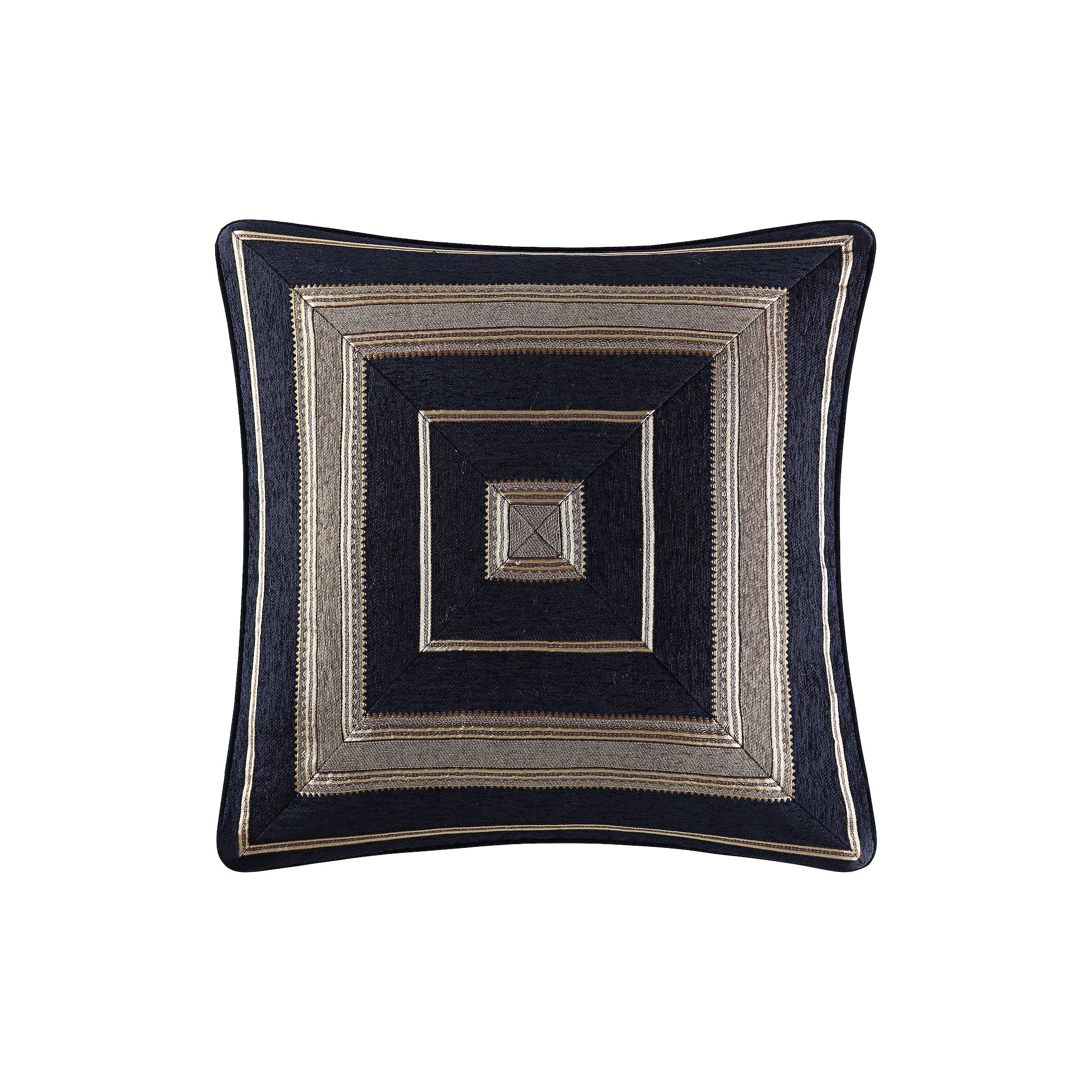 Five Queens Court Brooke Black Euro Sham