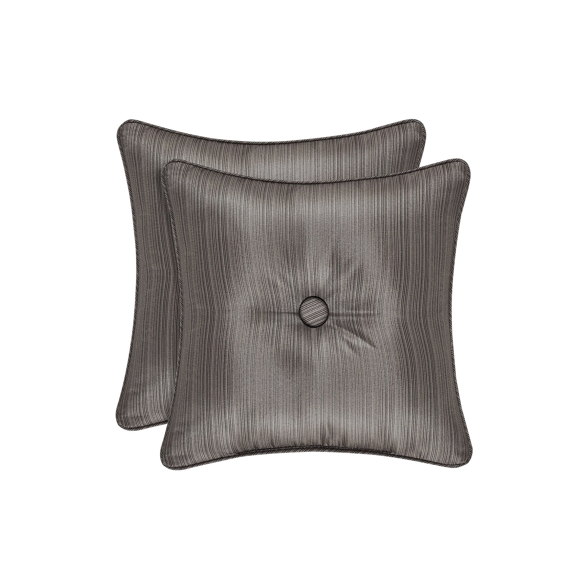 Five Queens Court Antonia Mink 16 Square Decorative Throw Pillow, Brown