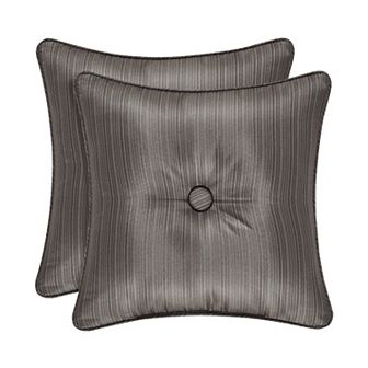 Five Queens Court Antonia Mink 16" Square Decorative Throw Pillow